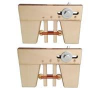 KONTONTY 2 Pièces Outils de modélisme Accessoire Bateau Accessoire de Bateau Maquette de Maquette de voilier accastillage Accessoires accessoir Bois