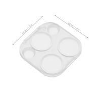 KONTONTY 2 Pièces Phone Camera Lens Cover Auto Adhésif Transparent Protection Arrière Compatible Protection Fine Antipoussière et Résistante à