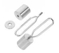 KONTONTY 2 Pièces Poids de Balance Acier Inoxydable pour Rôtissoire Barbecue Ensemble Accessoire pour Cuisson Uniforme et Performance Optimisée