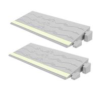 KONTONTY 2 Pièces Rampe de Transition pour Robot Aspirateur Lot de Rampe Antidérapante pour Seuil de Porte Facile pour Mobilité et Utilisation Intérieure Capacité Robuste et Design