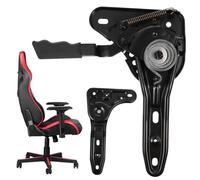 KONTONTY 2 Pièces Régleur Angle de Chaise Noir Accessoire de Chaise de Bureau Multi Angle de Remplacement pour de Gaming Installation Simple et Pratique