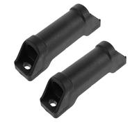 KONTONTY 2 Pièces Replaceable Footrest Sliders for Office Chair Convenient Pedal Glides with Smooth Edges Quick Assembly Material Modern Design