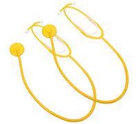 KONTONTY 2 Pièces stéthoscope prétend Jouer au Pratique du médecin des Jouets Accessoires de Jeu de Jeu de rôle Docteur Prétendent Les Accessoires de Docteur Plastique