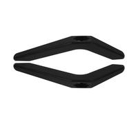 KONTONTY 2 Pièces Support de Moniteur Double avec Base Réglable Bras Articulé pour Écrans Support Ergonomique pour Bureau et Maison Installation Facile et Stabilité Sécurisée