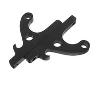 KONTONTY 2 Pièces Support Mural pour Casque et Épée en Bambou Noir, Porte-clés Intégré, Capacité de Charge 5kg, Design Moderne pour Entrée ou Couloir, Rangement Unifié et Gain de Place
