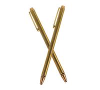 KONTONTY 2 pièces Tiges Radiesthésie Cuivre Télescopiques Rétractables pour Détection Eau Or et Objets Enterrés Outils Portables pour Chasse Fantômes et Divination