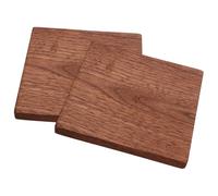 KONTONTY 2 Pièces Walnut Wood Blocks Solid Hardwood Planks For Carving DIY Craft Projects Unfinished Wood Boards For Engraving And Painting