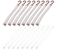 KONTONTY 20 Crochets Suspendre pour Plantes Rouges en Pp Antirouille, Support Multifonction pour Pots de Fleurs à Accrocher en Intérieur, pour Salon ou Bureau