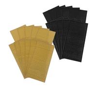 KONTONTY 20 Feuilles Autocollants Lettres Alphabet Adhésifs pour Scrapbooking DIY Lettres et Or et Noir Stickers PVC Résistants pour Journaux Cartes Albums et Décorations Créatives