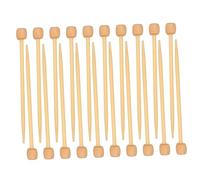 KONTONTY 20 Pièces Broche Aiguilles à Tricoter Bois Mini Bâtons à Tricoter Simple Pointe Pour Diy Accessoires Tissage Et Tricot Gentil Débutant Et Amateurs