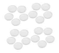 KONTONTY 20 pièces Lot de Bouchons Plastiques Ronds pour Tubes Expédition Kraft Embouts Solides et Sécurisés pour Tubes Mailing Capuchons de Protection pour Papier