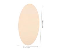KONTONTY 20 Pièces Oval Wooden Craft Pieces Unfinished Wood Cutouts For DIY Painting And Creative Art Teaching Supplies