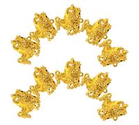 KONTONTY 20 Pièces Pendentifs Cheval Chinois pour Bijoux Décorations Suspendues pour Nouvel An Chinois Breloques Animaux pour Bricolage Ornements Festifs pour Bracelets Sacs et Porte-clés