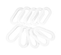 KONTONTY 20 Poignées en Plastique Blanches pour Boîtes en Carton Fixation Rapide et Résistante Lot de 20 Pièces Accessoires Pratiques pour Déménagement et Rangement de Cartons