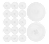 KONTONTY 200 Pièces Cache-vis Plastique Rond Blanc Capuchons pour Vis Cruciformes Cache-vis Décoratifs pour Meubles Portes et Placards Bouchons Protecteurs pour Vis Armoire