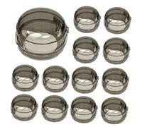 KONTONTY 24pièces Couvercles De Boutons De Cuisinière Pour Sécuritaire Pour Gazinière Et Four Empêche Les Brûlures Incendies Transparent Et Pratique