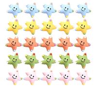 KONTONTY 25pièces Ornement De Four De Dessin Animé Résine Étoile Accessoire De Réfrigérateur Breloque Pour Décorer