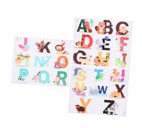 KONTONTY 26pièces Autocollants Alphabet Non-magnétiques Pour Décoration Éducative Et Ludique Pour Petite