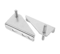 KONTONTY 2pièces Charnière De Réfrigérateur Acier Inoxydable Accessoire De Porte De Congélateur Professionnel Compatible Avec Divers Modèles Installation Facile Espacement