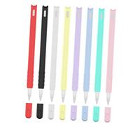 KONTONTY 2pièces Étui Silicone Forme De Chat pour Pencil Accessoires Cartoon Et Compatible Stylet De Deuxième Génération