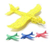 KONTONTY 3 pièces Lot de Avions à Lancer pour Garçon Fille Modèles Aéronefs Mousse Epp Léger et Flexible avec Ptérosaure Dragon Chinois et Dragon Apprivoisé Couleurs Couleur Aléatoire