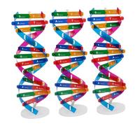 KONTONTY 3 pièces Modèle Double Hélice DIY Maquette Gènes Humains pour Apprentissage Scientifique Collaboratif Instrument Éducatif Pratique pour Enseignement Biologie
