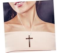 KONTONTY 3 pièces Pendentifs Croix pour Bijoux DIY Décor Chrétien Spirituel Ornement Suspendu et pour Prières Catholiques et Religieux