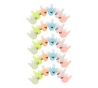 KONTONTY 30 Pièces Luminous Tiny Resin Hummingbird Figurines Glow in The Dark Animal Decorations for DIY Fairy Garden Plant Pot Crafts