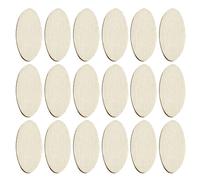 KONTONTY 300 Pièces Oval Wooden Cutouts Small Wood Slices For Crafts Unfinished Blank Wood Ovals For DIY Painting And School Art Projects Safe And