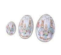 KONTONTY 3pièces Coffret Cadeau De Pâques Œuf Décoration Pour Boîte à Bonbons Fournitures De Festival Pour Pâques