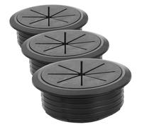 KONTONTY 3pièces De Trou De Câble Ronde Plastique pour Câbles De Bureau Grommet De Table De Travail Pratique Et Élégant pour Organiser Espace De Travail