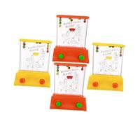 KONTONTY 4 pièces Jeu Anneaux Eau Portable Éducatif Surface Lisse sans Danger pour Garçon Fille pour Jeux Aquatiques Extérieurs et Entraînement Coordination Couleur Couleur Aléatoire