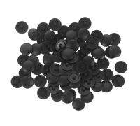 KONTONTY 400 pièces Cache Vis Plastique Noir pour Meubles Capuchons de Protection pour Vis Cruciformes Couvre Facile à Installer pour Décoration et Protection
