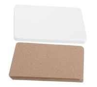 KONTONTY 400 Pièces Cartes Vierges Kraft et Blanc Papier Cartonné Épais pour Invitations Graffiti DIY Peinture Aquarelle Cartes Dapprentissage pour Bureau et Maison
