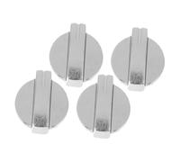 KONTONTY 4pièces Boutons De Commande Pour Cuisinière à Gaz Remplacements Acier Inoxydable Pour Contrôle De Brûleur De Remplacement Pour Table De Cuisson