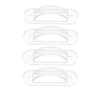 KONTONTY 4Pièces Protection pour Mural Transparente de Garçon Fille Compatible avec Différents Interrupteurs Design Décoratif Américain