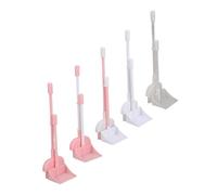 KONTONTY 5 Ensembles Miniature Dollhouse Cleaning Set for Dolls Realistic Broom and Dustpan Pretend Play Accessories Detailed Cleaning Tools for Role Playing