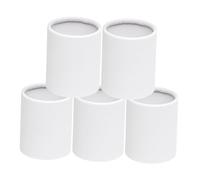 KONTONTY 5 pièces Boîte Bouquet Fleurs Ronde Mini Seau Carton pour Floral Élégant Cadeaux Occasions Spéciales