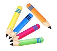 KONTONTY 5 Pièces Crayon Gonflable Grand Ballon Crayon Ballon Crayon Géant Décor Gonflable Décorations Au Crayon Retour Aux Décorations Scolaires Accessoires De Crayon Gonflables Pvc