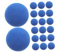 KONTONTY 50 pièces Balles Mousse Souple EVA pour Entraînement et Fête Anniversaire Balles Légères et Réutilisables pour Jeu Intérieur et Amélioration des Compétences Baseball