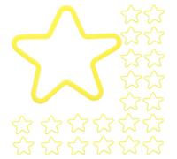 KONTONTY 50 Pièces Élastiques Magicien Étoile Accessoire Astuce Créatif pour Tours de Magie Bande Élastique Haute Élasticité pour Spectacles et Fêtes