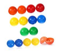 KONTONTY 50 pièces Lot de Boules de Loterie Colorées Ouvertes pour Tombola Fête Légères et Réutilisables Décorations et Jeux Surprises pour Activités Ludiques