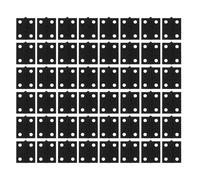 KONTONTY 50 Pièces Mini Charnières Noires pour Boîtes à Bijoux et Artisanat Charnières Métalliques Discrètes et Durables pour Boîtes à Trésors Modèles et Jouets Installation Facile sans