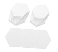 KONTONTY 500 Pièces Gabarits Papier Hexagonaux pour Couture Diy Patchwork et Portables Modèles pour Travaux Manuels et Quilting Kit Complet pour