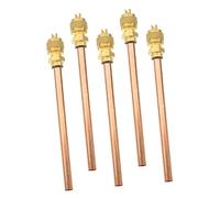 KONTONTY 5pièces Accessoires De Service Pour Réfrigérateur Et Climatiseur Valves De Remplissage Unidirectionnelles Kit Pratique Pour Systèmes De Réfrigération Résidentiels Et