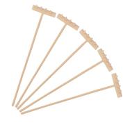 KONTONTY 5pièces Lot de Mini Râteaux pour Bac à Sable Zen Outils De Jardin Pratique Et Élégant