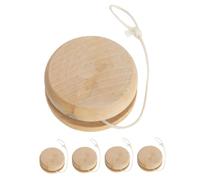 KONTONTY 5pièces Yo-yo Bois Jouet Balle à Ficelle pour Bout Doigts Extérieur Unisexe Facile Utiliser Ranger Transporté