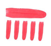 KONTONTY 6 pièces Fausse Langue Réaliste Rouge Extensible Accessoires Horrifiques Halloween et Avril Décoration Suspendue Légère pour Farces et Fêtes Effrayantes