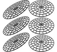KONTONTY 6 Pièces Support pour Pot de Fleurs Extérieur, Rehausseur | Protège le Sol, Élève le Contenant, Peut être Découpé sur Mesure, pour Céramique et Jardin