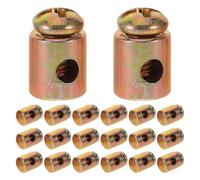 KONTONTY 60 Pièces Chape de Câble D'accélérateur Moto Hors-piste 8x9mm | Réglage Fin de Tension, Limite les Glissements, pour Câbles Push-pull et Entretien Atelier